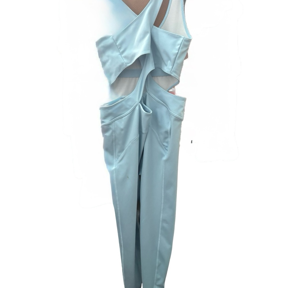 FP Movement by Free People Back-It-Up Onesie in Powder Blue - Picture 6 of 9